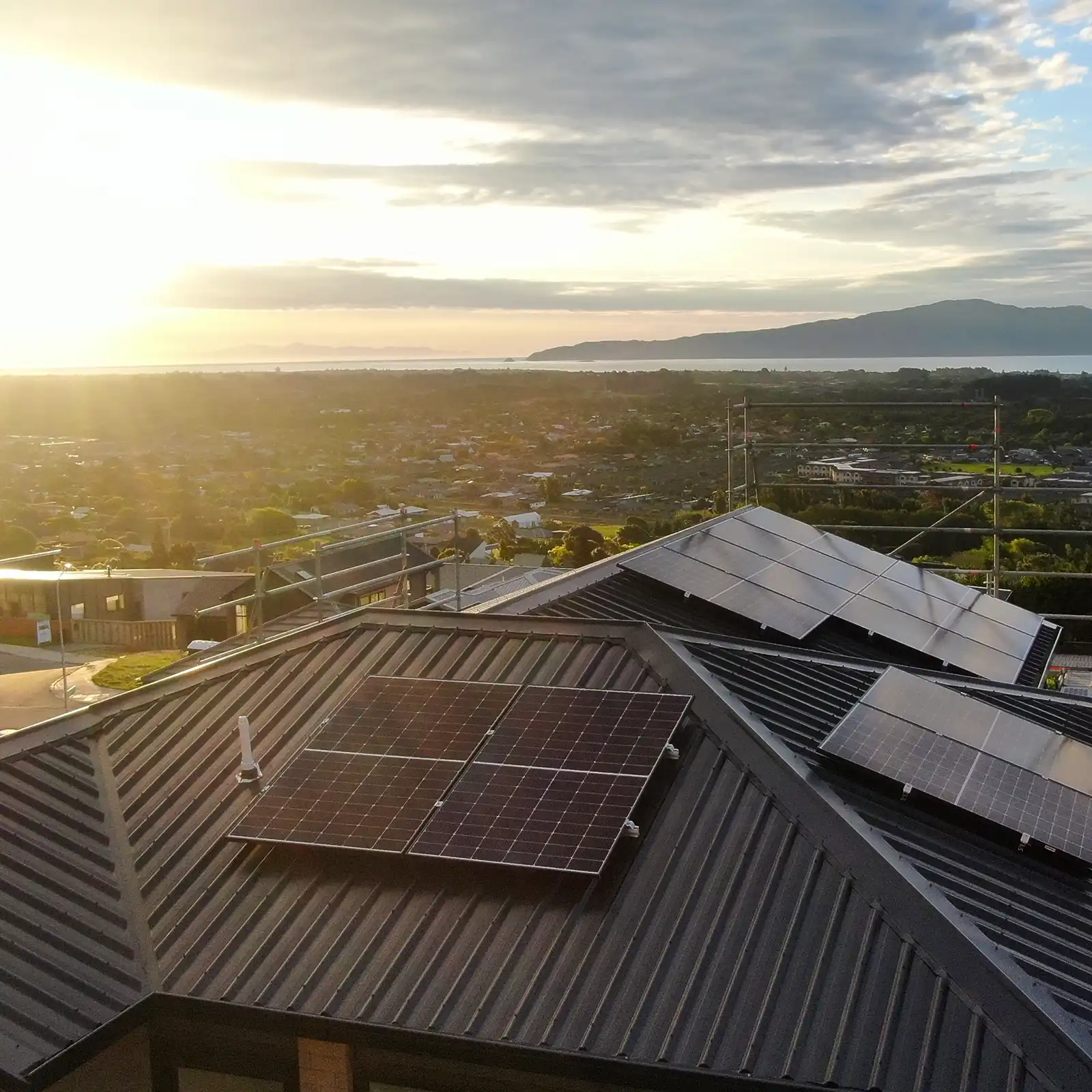 Residential home solar installation on the Kapiti Coast