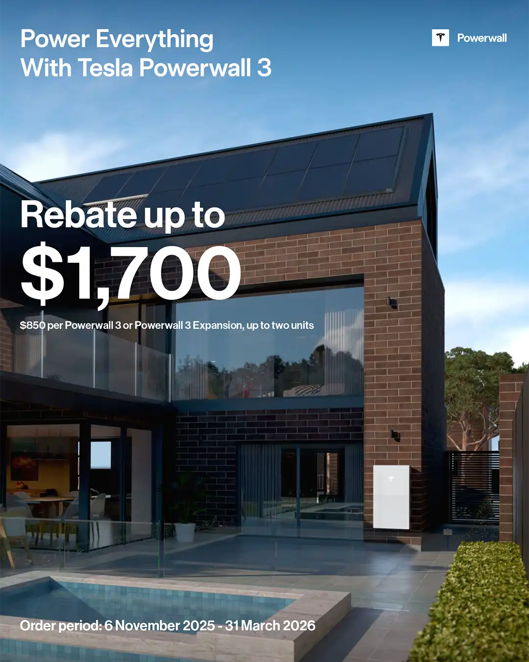 Tesla Powerwall 3 rebate
