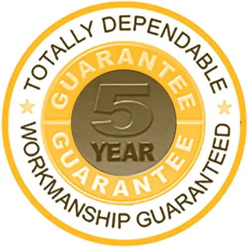 5-year-workmanship-guarantee 5 year workmanship guarantee badge